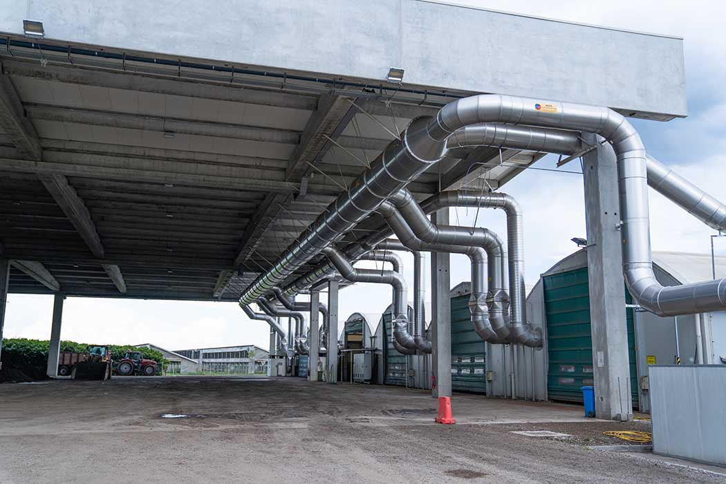 VAR S.r.l. | Capannone Prefabbricato Industriale per produzione Fanghi e compost per uso Agronomo, Sede di Belgioioso (PV) | Modulo Engineering